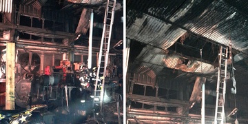 Požár zemědělské společnosti