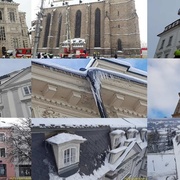 Hasiči připomínají kdo má odpovědnost za odstranění ledu či sněhu ze střech