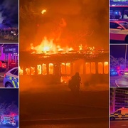 Rozsáhlý požár za Rychtářkou, na místě bylo několik zraněných - aktualizováno