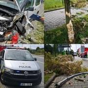 Dopravní nehoda v Plzni Černicích
