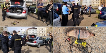 Zloději katalyzátorů byli dopadeni přímo při činu