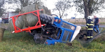 S traktorem zajel do elektrárny