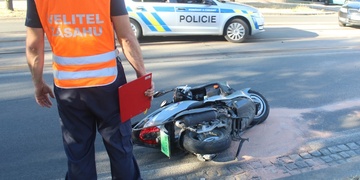 Hned tři nehody motorkářů za pouhou hodinu a půl