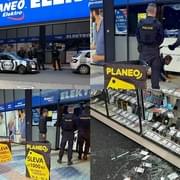 Sehraní zloději vykradli Planeo elektro během několika minut
