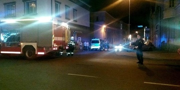 Evakuace penzionu, dva lidé skončili v nemocnici