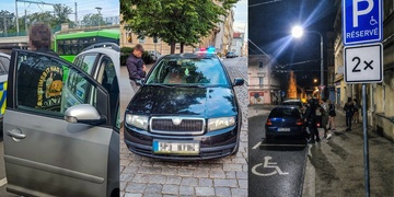 Řidiči bez řidičáků, se zákazem řízení i s cizími značkami na sebe upozornili vlastní hloupostí