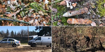 Potok ukrýval stovky kusů protiletecké munice