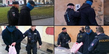 Strážník pronásledoval pachatele více než půl kilometru centrem Plzně