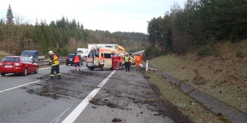 Nehoda na dálnici D5 omezila dopravu