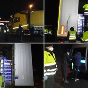 Na dálnici zadrželi jedenáct migrantů