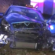 Taxikář nedal přednost vlaku, měl pozitivní test na drogy