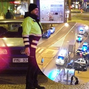 Na Americké byl autem sražen opilý chodec