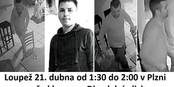 Další loupež v Plzni! Pomozte odhalit jejich totožnost