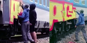 Na vlak nastříkali graffiti a způsobili škodu za desítky tisíc