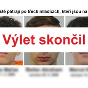 Celostátní pátrání po dvou mladistvých a jednom nezletilém chlapci je ukončeno