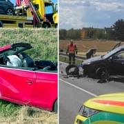 Vážná nehoda tentokrát uzavřela hlavní tah z Plzně do Domažlic