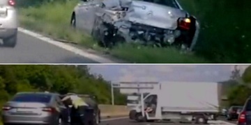 Pozor na D5, nehoda dálnici u Plzně téměř uzavřela