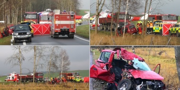 Nehodu způsobila třiadvacetiletá a o život nyní bojuje osmnáctiletá