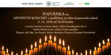 Adventní koncert s modlitbou za oběti dopravních nehod