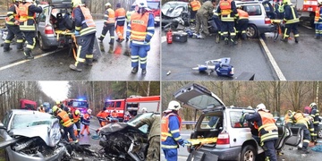 Aktualizováno: Při dnešním čelním střetu byli vážně zraněni muž a žena