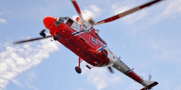 Těžce opařeného muže transportoval vrtulník LZS