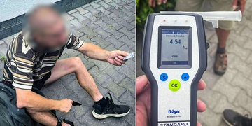 Muž nadýchal neuvěřitelných 4,54 promile