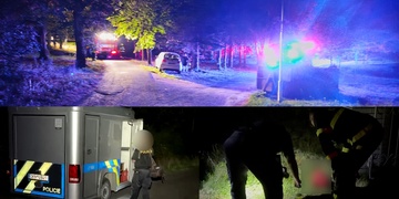 Žhářský útok na dům, ve kterém byla žena se dvěma dětmi