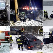 Za velkým množstvím nehod stála ledovka či alkohol
