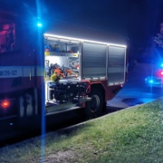 Noční požár v ubytovně