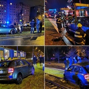 Auto v kolejišti tentokrát na francouzský způsob