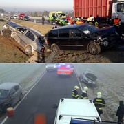 Od rána dochází k velkému množství nehod