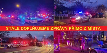 Policisté evakuují areál vysokých škol v Plzni na Borech, mělo zde dojít ke střelbě - aktualizováno