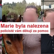 Marie K. byla nalezena a transportována do nemocnice
