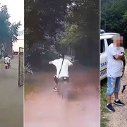 Třiašedesátiletý "elektropirát" ujížděl hlídce Borským parkem