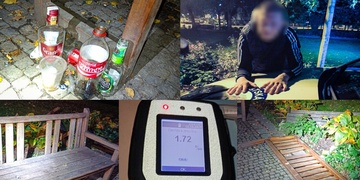 Partička mládeže řádila v Křižíkových sadech