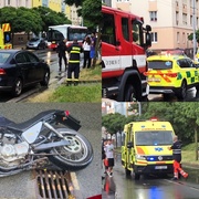 Vážná dopravní nehoda v Plzni Doubravce