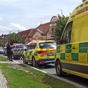 Dopravní nehoda - dítě vběhlo přímo před přijíždějící auto