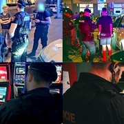 Centrem Plzně se prohnala policejní razie