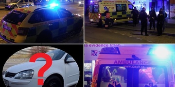 Aktuálně! Policie pátrá po bílém VW Golf, který srazil chodce na Americké