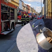 Kuře spustilo hasičské manévry