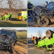 Další vážná dopravní nehoda, tentokrát střet dvou offroadů