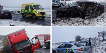 Během nehody bylo vážně zraněno i dítě