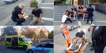 Bitka dětí s mužem skončila zlomenou rukou