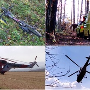 Dívka spadla z koně a muž z kola, pro oba musel letět vrtulník