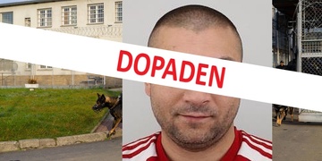 Uprchlý vězeň Tomáš B. byl před pár minutami policisty vypátrán
