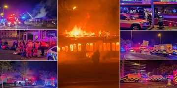 Rozsáhlý požár za Rychtářkou, na místě bylo několik zraněných - aktualizováno