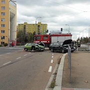 Dopravní nehoda v Plzni uzavřela průjezd nákladním vozům