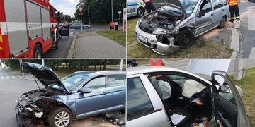 Střet dvou osobních vozů