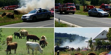 Díky Vám se neštěstí obešlo bez ztrát na životech lidí i zvířat...