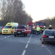 Včera hasiči zasahovali u tří dopravních nehod, u třetí dokonce společně s policisty hledali ztraceného řidiče.
